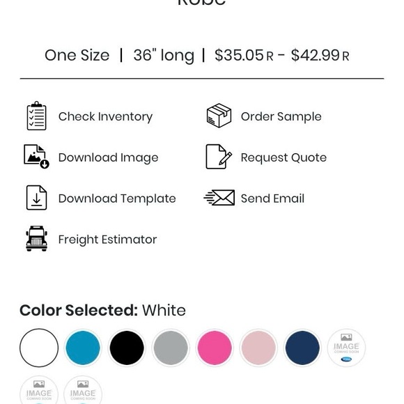 FINAL PRICE💚EUC TERRYTOWN LOUNGEWEAR white robe - Picture 7 of 7